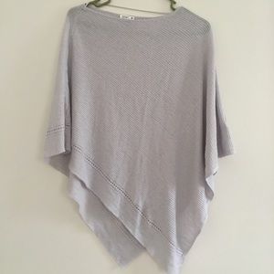 Open arm gray shawl- one size